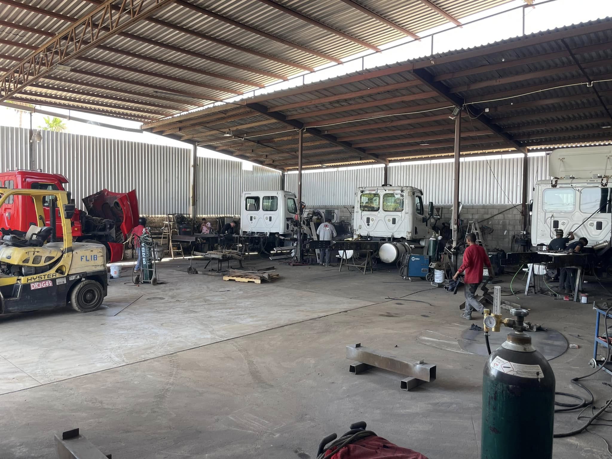 Fabrication team work area